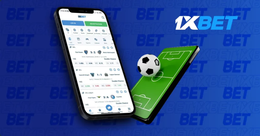 Mobile app for sports beetting from 1xBet India